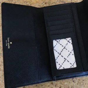 Saffiano Leather Tri Fold Wallet